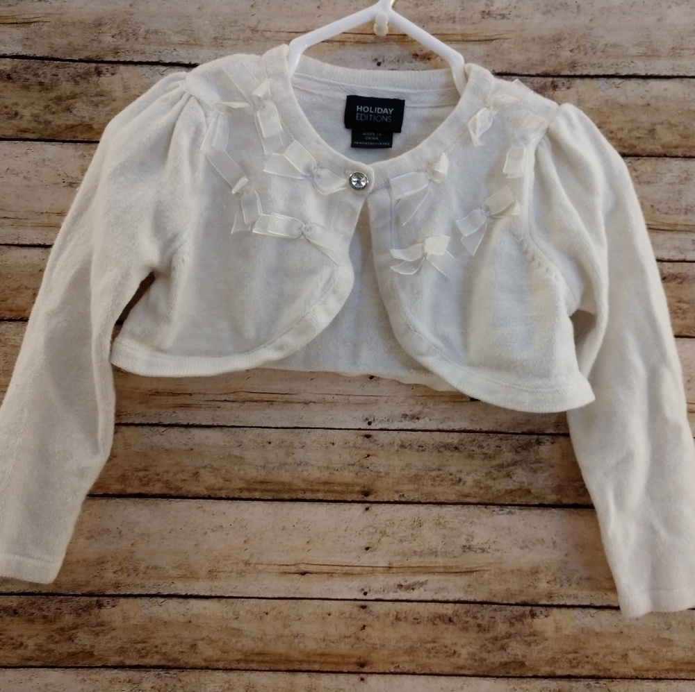 3/$10 Holiday Editions Bolero/Cardigan 18 Mo